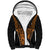 Custom Basketball New Zealand Sherpa Hoodie Gold Maori Ta Moko Indigenous - Polynesian Pride