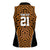 Custom Basketball New Zealand Women Sleeveless Polo Shirt Gold Maori Ta Moko Indigenous - Polynesian Pride