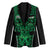 Custom Basketball New Zealand Blazer Green Maori Ta Moko Indigenous - Polynesian Pride