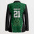 Custom Basketball New Zealand Blazer Green Maori Ta Moko Indigenous - Polynesian Pride