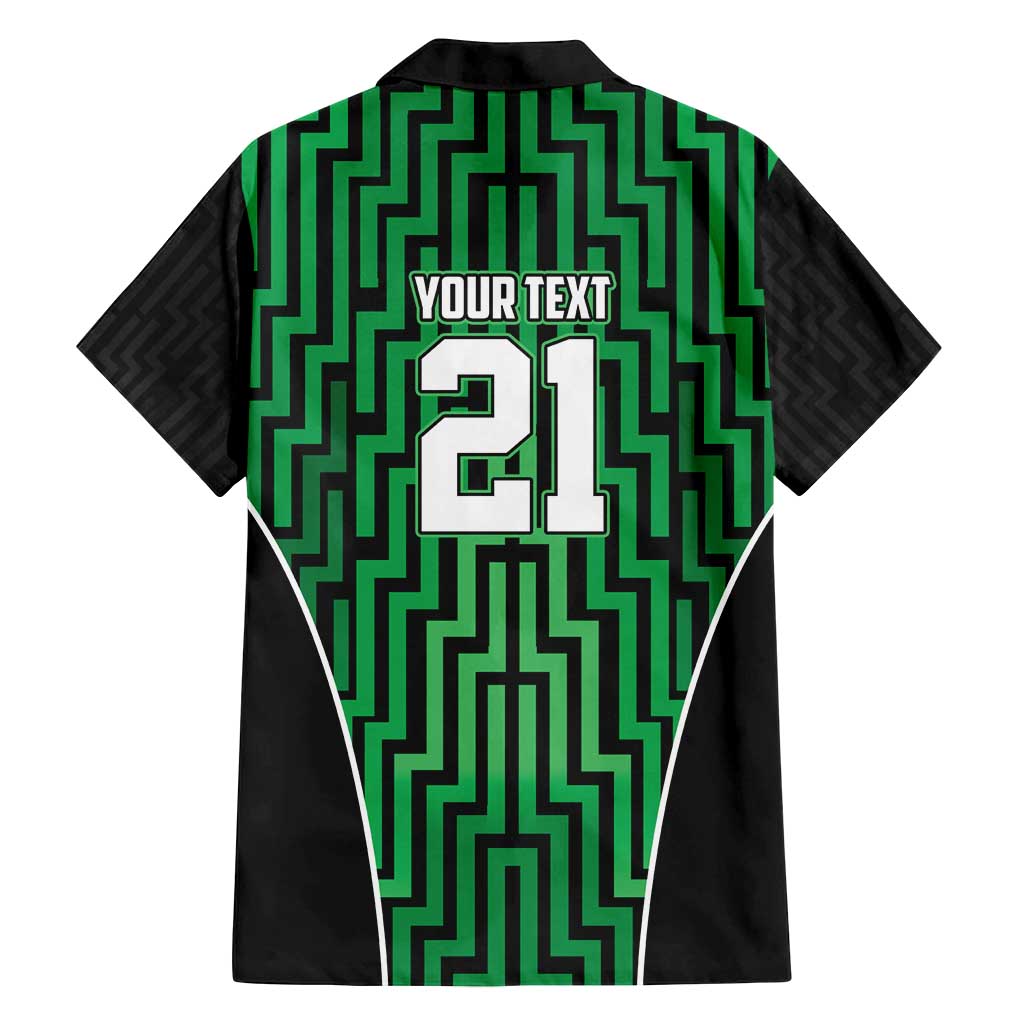 Custom Basketball New Zealand Family Matching Tank Maxi Dress and Hawaiian Shirt Green Maori Ta Moko Indigenous LT9 - Polynesian Pride