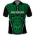 Custom Basketball New Zealand Polo Shirt Green Maori Ta Moko Indigenous - Polynesian Pride
