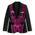 Custom Basketball New Zealand Blazer Pink Maori Ta Moko Indigenous - Polynesian Pride