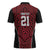 Custom Basketball New Zealand Zipper Polo Shirt Red Maori Ta Moko Indigenous - Polynesian Pride