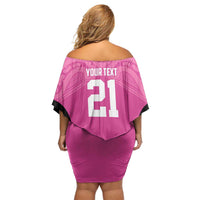 New Zealand Custom Family Matching Off Shoulder Short Dress and Hawaiian Shirt Fire Basketball Maori Tribal Pink LT9 - Polynesian Pride