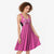 New Zealand Custom Midi Dress Fire Basketball Maori Tribal Pink - Polynesian Pride