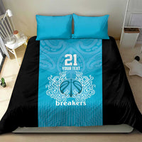 New Zealand Custom Bedding Set Fire Basketball Maori Tribal Sky Blue LT9 - Polynesian Pride