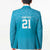 New Zealand Custom Blazer Fire Basketball Maori Tribal Sky Blue - Polynesian Pride