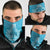 New Zealand Neck Gaiter Fire Basketball Maori Tribal Sky Blue LT9