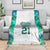 Custom New Zealand Aotearoa Blanket Green Maori Paua Shell Indigenous - Polynesian Pride
