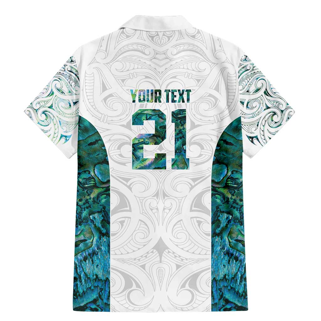 Custom New Zealand Aotearoa Family Matching Mermaid Dress and Hawaiian Shirt Green Maori Paua Shell Indigenous LT9 - Polynesian Pride