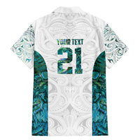 Custom New Zealand Aotearoa Family Matching Mermaid Dress and Hawaiian Shirt Green Maori Paua Shell Indigenous LT9 - Polynesian Pride