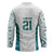 Custom New Zealand Aotearoa Hockey Jersey Green Maori Paua Shell Indigenous - Polynesian Pride