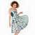 Custom New Zealand Aotearoa Midi Dress Green Maori Paua Shell Indigenous - Polynesian Pride