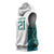 Custom New Zealand Aotearoa Sleeveless Hoodie Green Maori Paua Shell Indigenous - Polynesian Pride