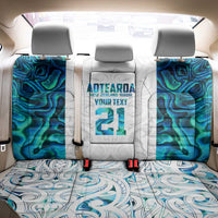 Custom New Zealand Aotearoa Back Car Seat Cover Maori Paua Shell Indigenous LT9 - Polynesian Pride