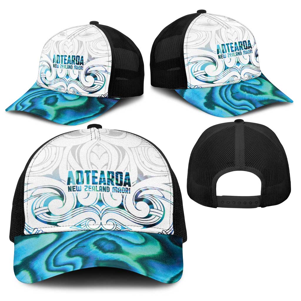 New Zealand Aotearoa Baseball Net Cap Maori Papua Shell Indigenous - Polynesian Pride