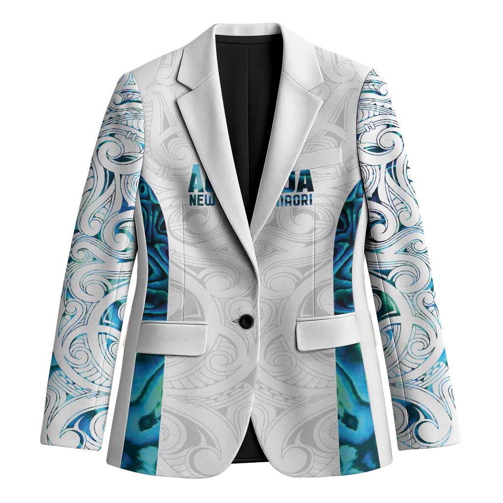 Custom New Zealand Aotearoa Blazer Maori Paua Shell Indigenous - Polynesian Pride