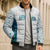 Custom New Zealand Aotearoa Bomber Puffer Jacket Maori Paua Shell Indigenous - Polynesian Pride
