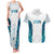 Custom New Zealand Aotearoa Couples Matching Tank Maxi Dress and Hawaiian Shirt Maori Paua Shell Indigenous - Polynesian Pride