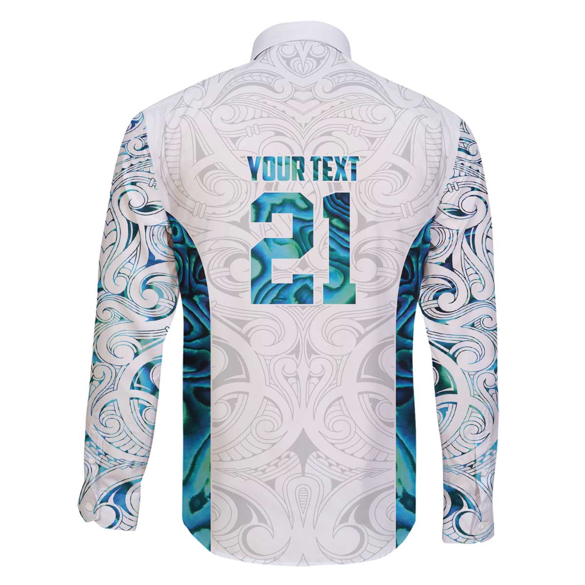 Custom New Zealand Aotearoa Family Matching Off The Shoulder Long Sleeve Dress and Hawaiian Shirt Maori Paua Shell Indigenous LT9 - Polynesian Pride
