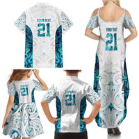Custom New Zealand Aotearoa Family Matching Summer Maxi Dress and Hawaiian Shirt Maori Paua Shell Indigenous LT9 - Polynesian Pride