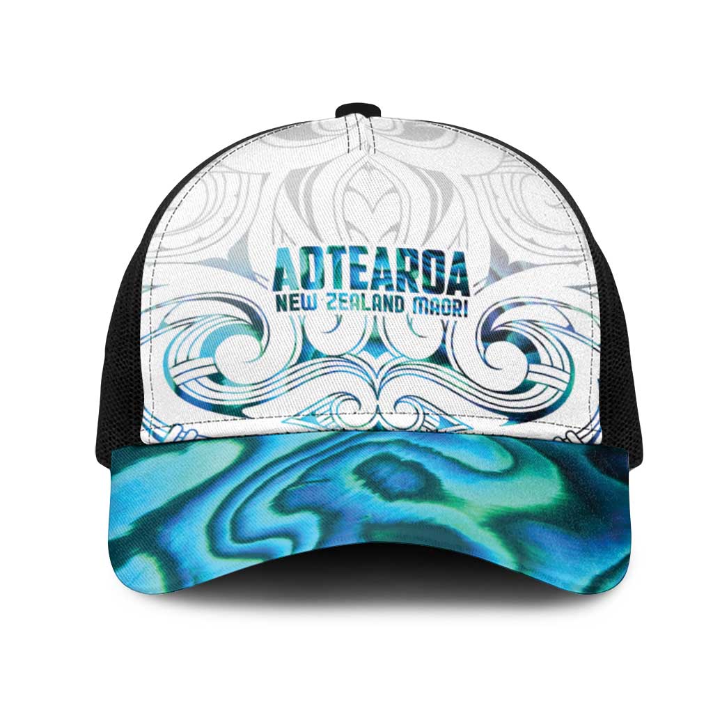 New Zealand Aotearoa Mesh Trucker Cap Maori Papua Shell Indigenous - Polynesian Pride