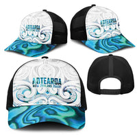 New Zealand Aotearoa Mesh Trucker Cap Maori Papua Shell Indigenous - Polynesian Pride