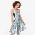 Custom New Zealand Aotearoa Midi Dress Maori Paua Shell Indigenous - Polynesian Pride