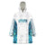Custom New Zealand Aotearoa Wearable Blanket Hoodie Maori Paua Shell Indigenous - Polynesian Pride