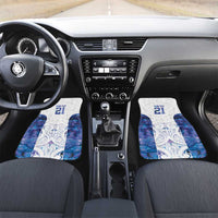 Custom New Zealand Aotearoa Car Mats Purple Maori Paua Shell Indigenous - Polynesian Pride