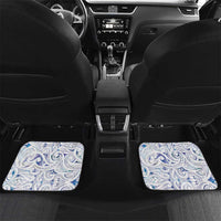Custom New Zealand Aotearoa Car Mats Purple Maori Paua Shell Indigenous - Polynesian Pride