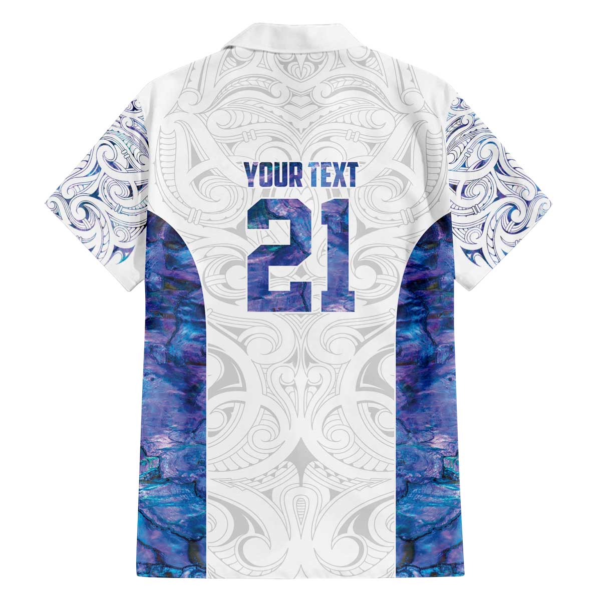 Custom New Zealand Aotearoa Family Matching Off The Shoulder Long Sleeve Dress and Hawaiian Shirt Purple Maori Paua Shell Indigenous LT9 - Polynesian Pride