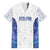 Custom New Zealand Aotearoa Family Matching Off Shoulder Maxi Dress and Hawaiian Shirt Purple Maori Paua Shell Indigenous - Polynesian Pride