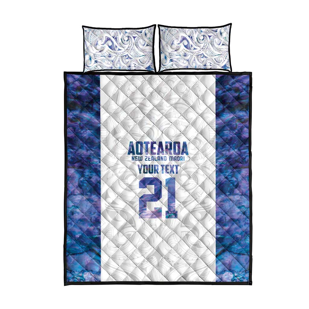 Custom New Zealand Aotearoa Quilt Bed Set Purple Maori Paua Shell Indigenous LT9 - Polynesian Pride