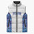 Custom New Zealand Aotearoa Sleeveless Puffer Jacket Purple Maori Paua Shell Indigenous - Polynesian Pride