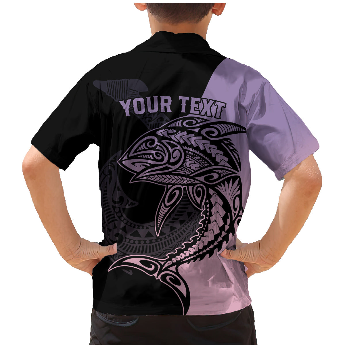 Personalised Polynesia Fishing Family Matching Mermaid Dress and Hawaiian Shirt With Maori Hei Matau Fish Hook Pastel Art LT9 - Polynesian Pride
