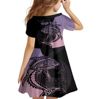 personalised-polynesia-fishing-kid-short-sleeve-dress-with-maori-hei-matau-fish-hook-pastel-art
