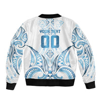 Maori Rugby Custom Ngaru Mangopare Bomber Jacket Kahui Whetu Niho Taniwha Motif LT9 - Polynesian Pride