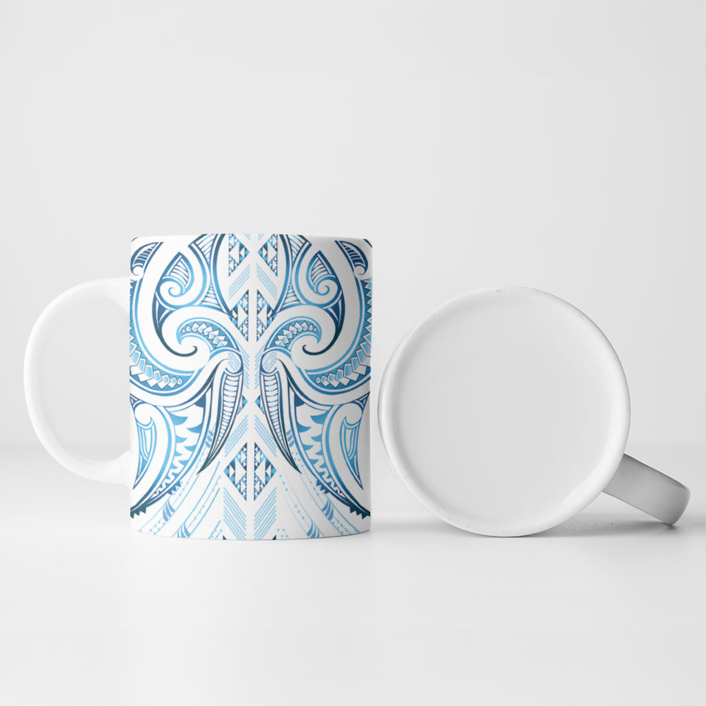Maori Rugby Custom Ngaru Mangopare Ceramic Mug Kahui Whetu Niho Taniwha Motif LT9 - Polynesian Pride