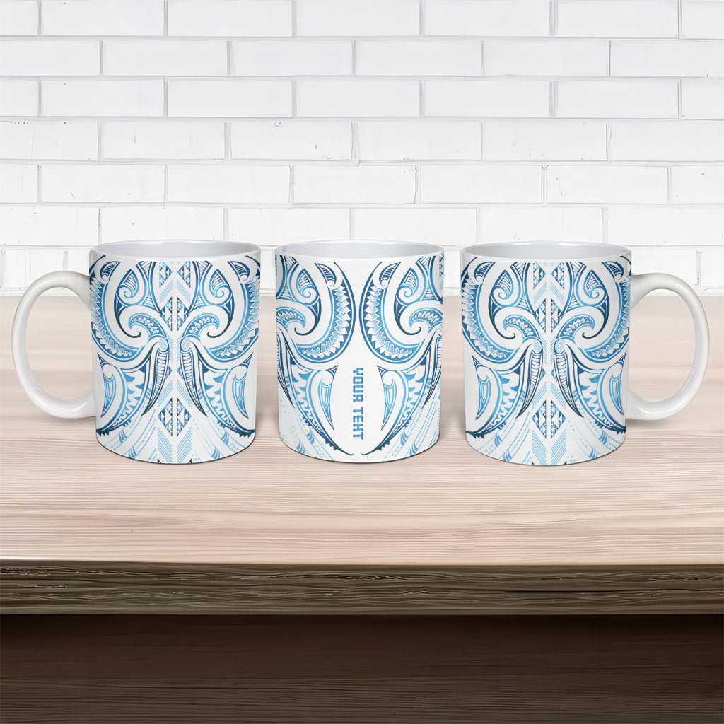 Maori Rugby Custom Ngaru Mangopare Ceramic Mug Kahui Whetu Niho Taniwha Motif LT9 - Polynesian Pride