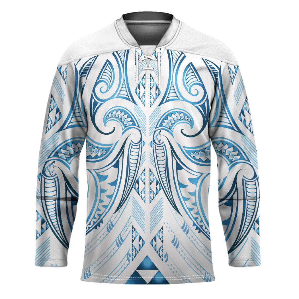Maori Rugby Custom Ngaru Mangopare Hockey Jersey Kahui Whetu Niho Taniwha Motif LT9 Unisex Galaxy - Polynesian Pride
