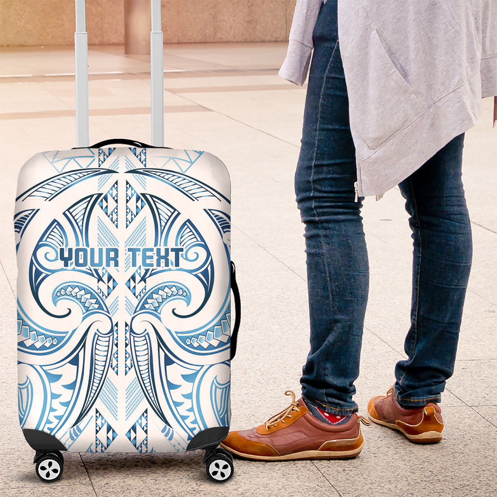 Maori Rugby Custom Ngaru Mangopare Luggage Cover Kahui Whetu Niho Taniwha Motif LT9 Galaxy - Polynesian Pride