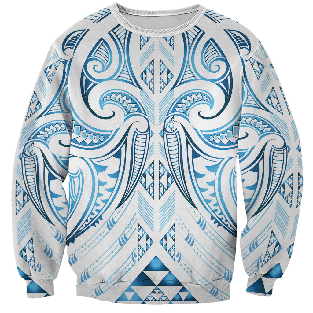 Maori Rugby Custom Ngaru Mangopare Sweatshirt Kahui Whetu Niho Taniwha Motif LT9 Unisex Galaxy - Polynesian Pride