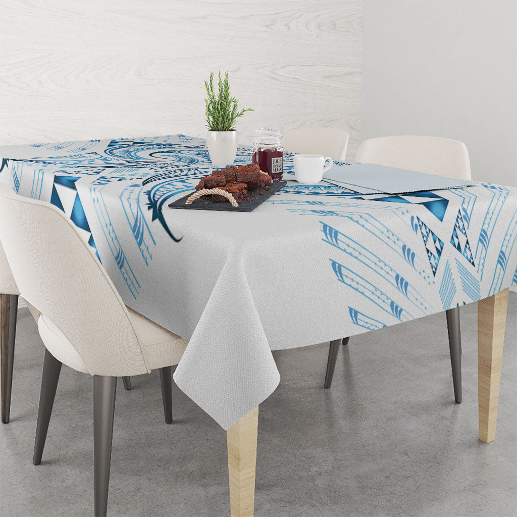 Maori Rugby Custom Ngaru Mangopare Tablecloth Kahui Whetu Niho Taniwha Motif LT9 - Polynesian Pride