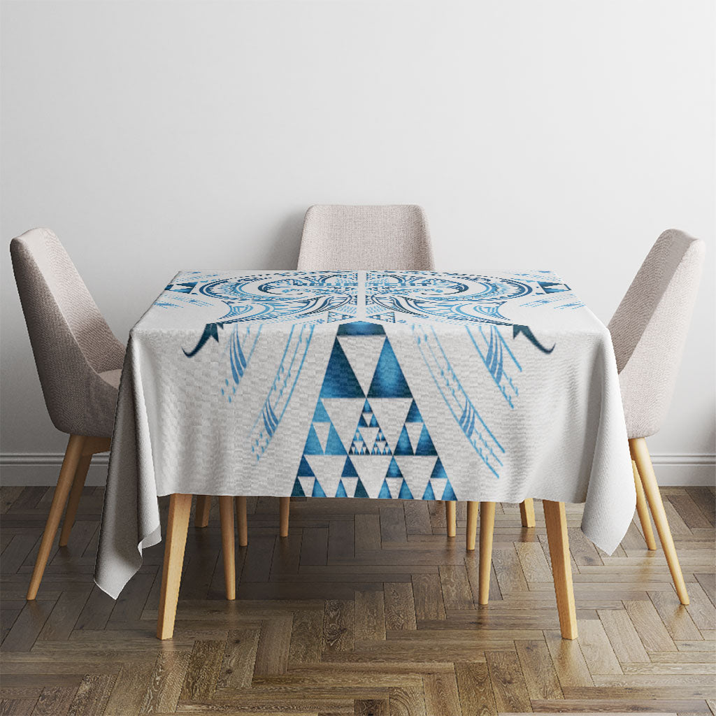 Maori Rugby Custom Ngaru Mangopare Tablecloth Kahui Whetu Niho Taniwha Motif LT9 - Polynesian Pride