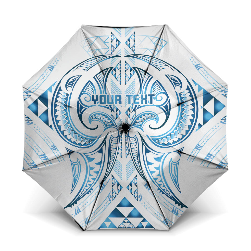 Maori Rugby Custom Ngaru Mangopare Umbrella Kahui Whetu Niho Taniwha Motif LT9 One Size Folded 11.42 inch Opened Diameter 37.4 inch Galaxy - Polynesian Pride