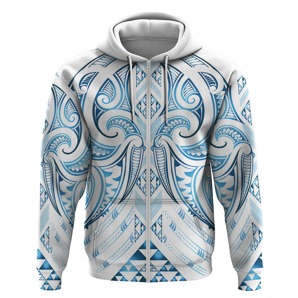 Maori Rugby Custom Ngaru Mangopare Zip Hoodie Kahui Whetu Niho Taniwha Motif LT9 Zip Hoodie Galaxy - Polynesian Pride