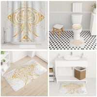 Maori Rugby Custom Ngaru Mangopare Bathroom Set Koura Niho Taniwha Motif LT9 - Polynesian Pride