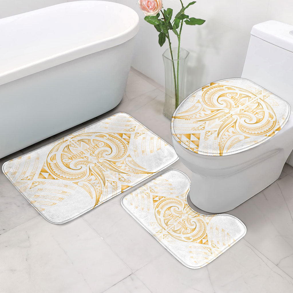 Maori Rugby Custom Ngaru Mangopare Bathroom Set Koura Niho Taniwha Motif LT9 - Polynesian Pride